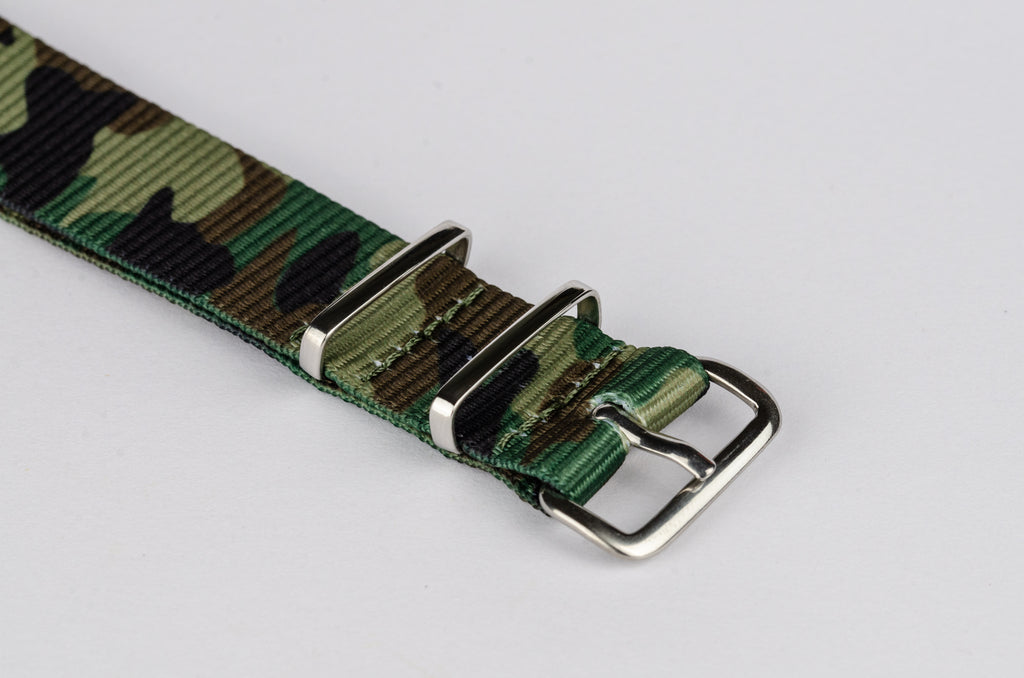 NATO Strap Regimental: Blue & White