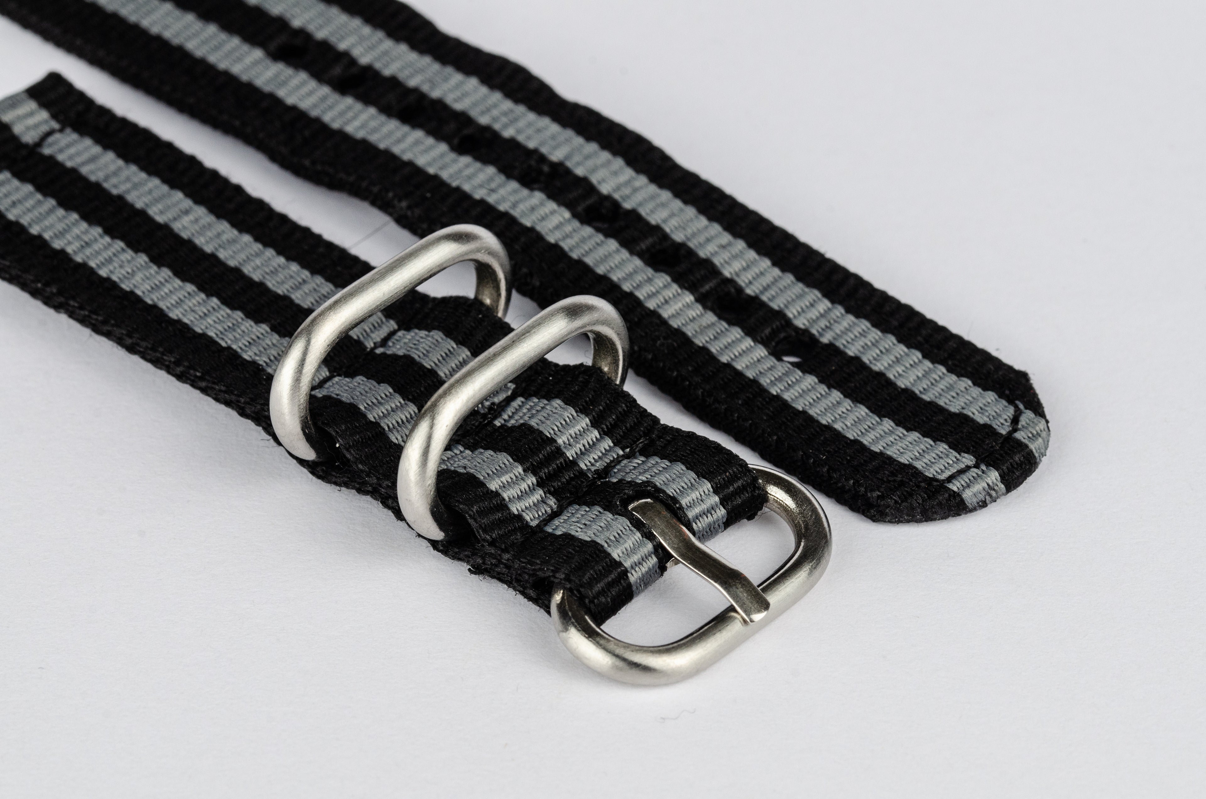 Two-piece NATO Watch Strap: Bond Grey