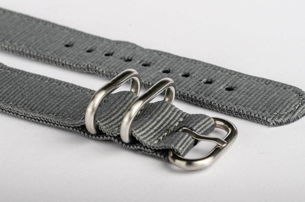 Two-piece NATO Watch Strap: Grey