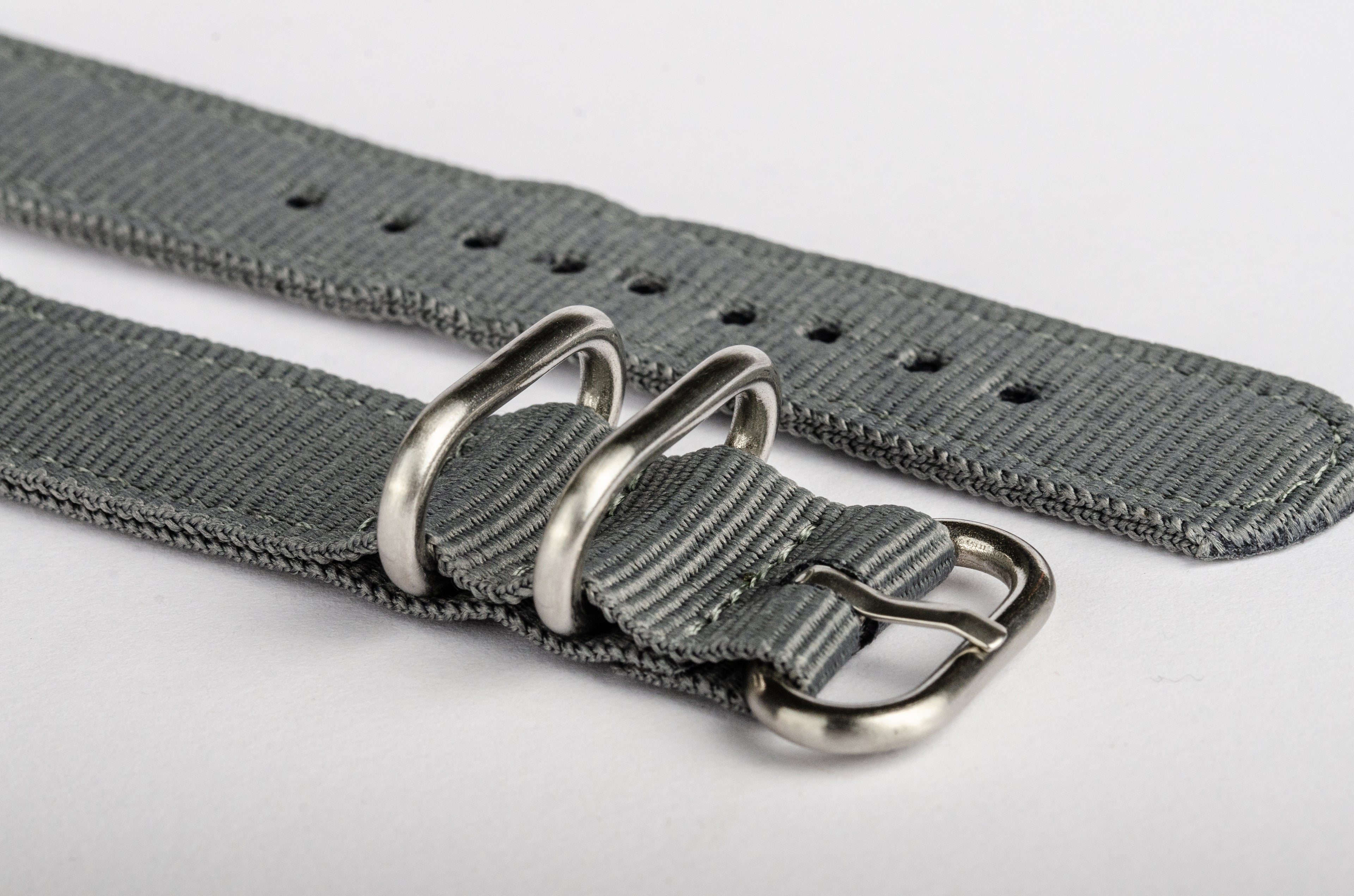 Two-piece NATO Watch Strap: Grey