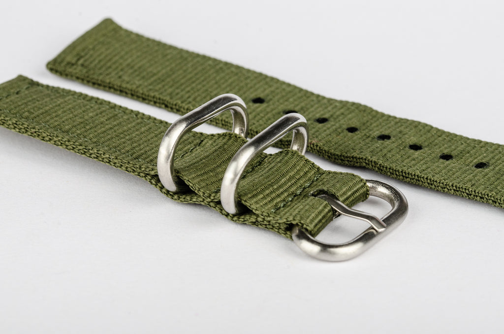Two-piece NATO Watch Strap: Green