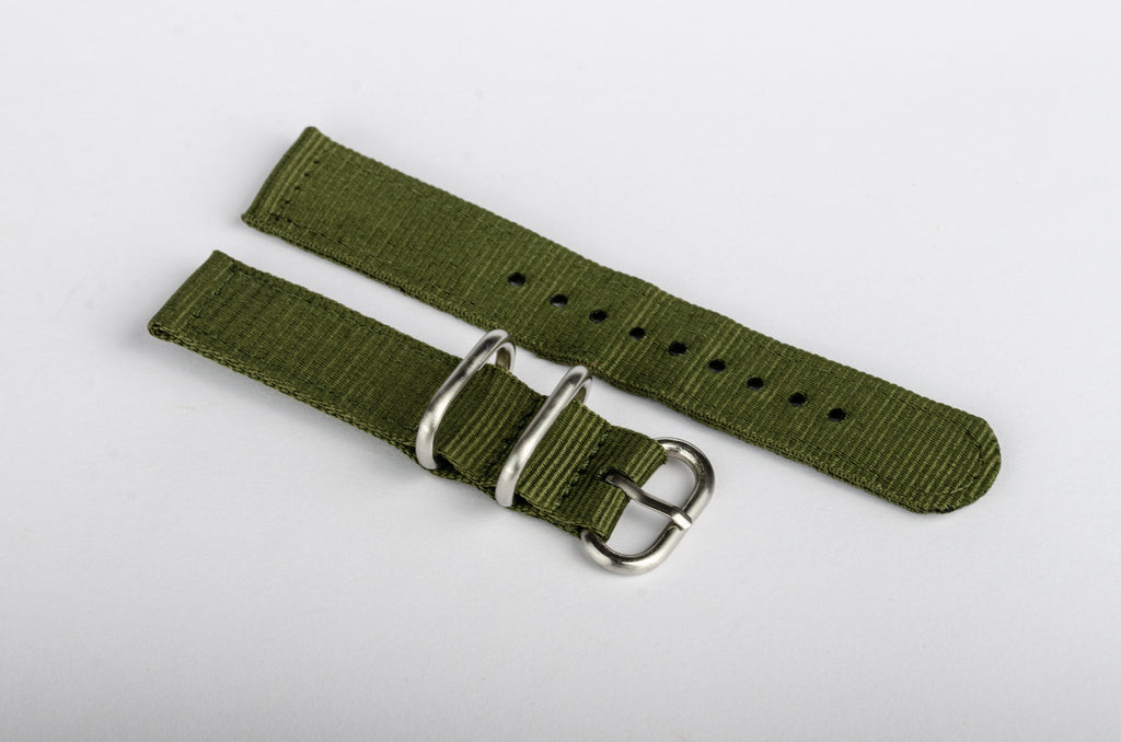 Two-piece NATO Watch Strap: Green