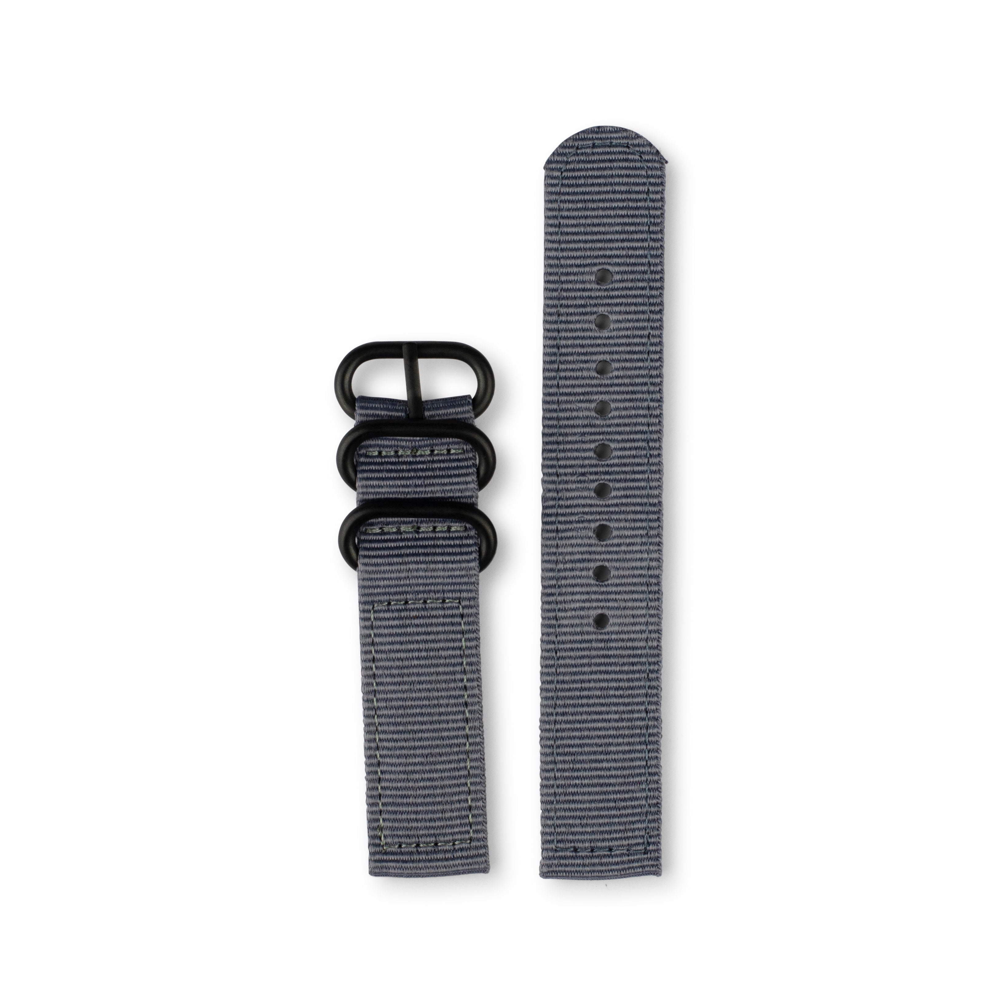 Two-piece NATO Watch Strap: Grey